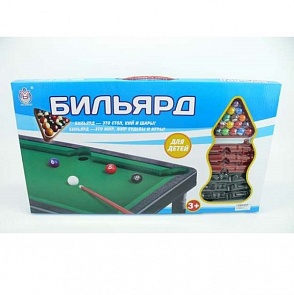 Настольная игра - Бильярд для детей с аксессуарами (С-Трейд, B1206528sim)